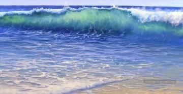 paysage marin abstrait 116 Peinture à l'huile